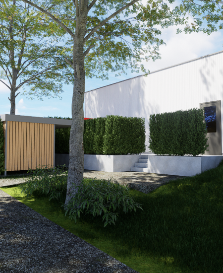 ieuwbouw stalling crematorium Middelburg – ontwerp en bouwbegeleiding door Heykon.